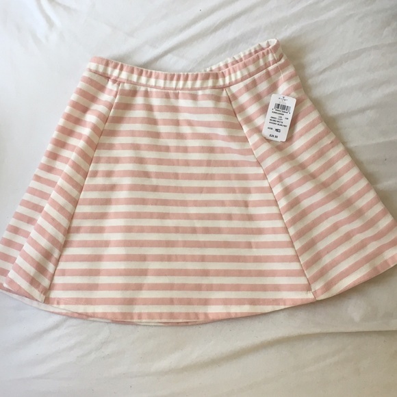 NWT Blush Pink and White Striped WINDSOR Skirt - Picture 2 of 4